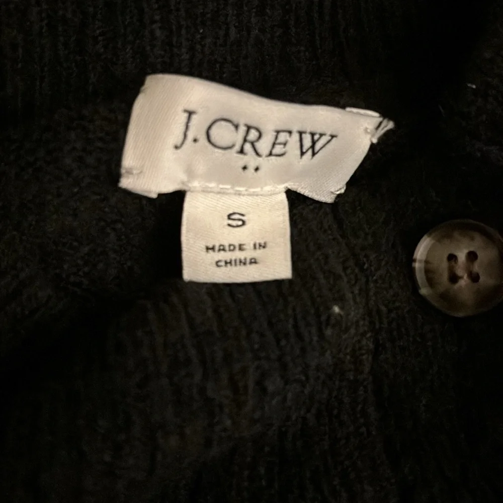 J. Crew Button Extra-soft Sweater